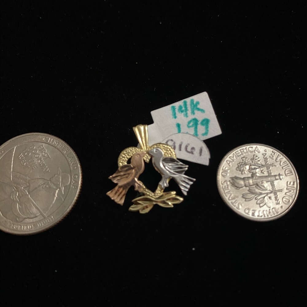14 karat gold charm